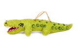 Felt Alligator Ornament